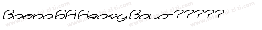 Basha 6A Heavy Bold字体转换